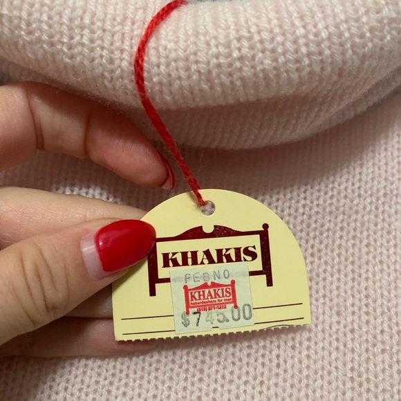 100% cashmere pink turtleneck sweater NWT - Picture 5 of 6